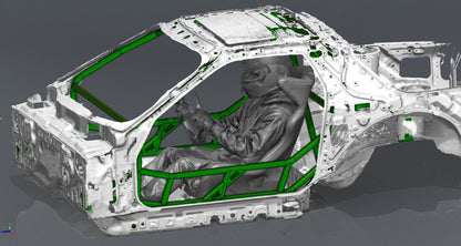 CAGEKITS - MAZDA RX7 FC - FD Spec Roll Cage - Non-Gutted Doors
