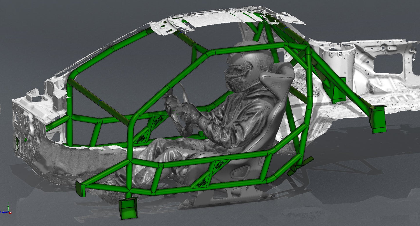 CAGEKITS - MAZDA RX7 FC - FD Spec Roll Cage - Non-Gutted Doors