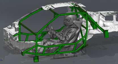 CAGEKITS - MAZDA RX7 FC - FD Spec Roll Cage - Non-Gutted Doors