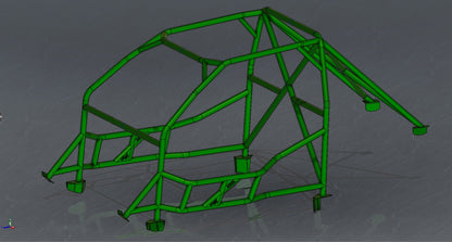 CAGEKITS - LEXUS IS300 XE10 FD Spec Roll Cage - Gutted Doors