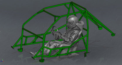 CAGEKITS - LEXUS IS300 XE10 FD Spec Roll Cage - Gutted Doors