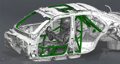 CAGEKITS - LEXUS IS300 XE10 FD Spec Roll Cage - Non-Gutted Doors