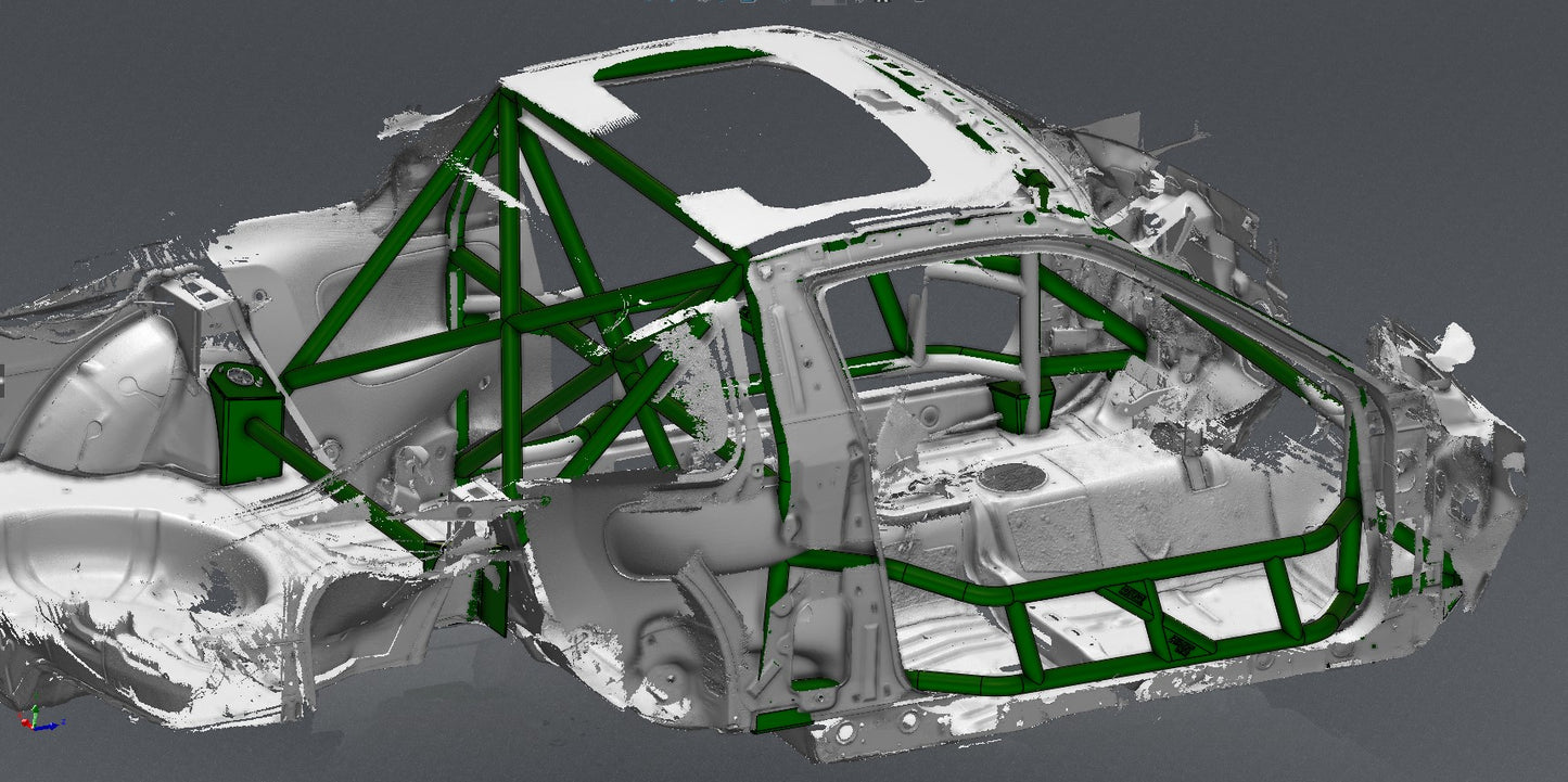 CAGEKITS - NISSAN SILVIA S13 FD Spec Roll Cage - Gutted Doors