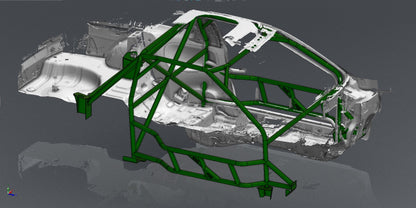 CAGEKITS - NISSAN SILVIA S13 FD Spec Roll Cage - Gutted Doors