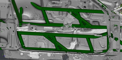 CAGEKITS - NISSAN SILVIA S13 FD Spec Roll Cage - Non-Gutted Doors