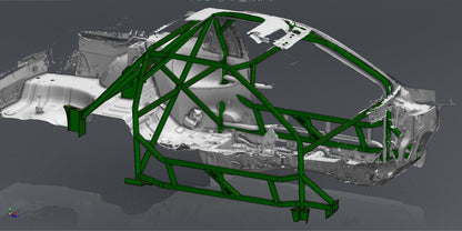 CAGEKITS - NISSAN SILVIA S13 FD Spec Roll Cage - Non-Gutted Doors