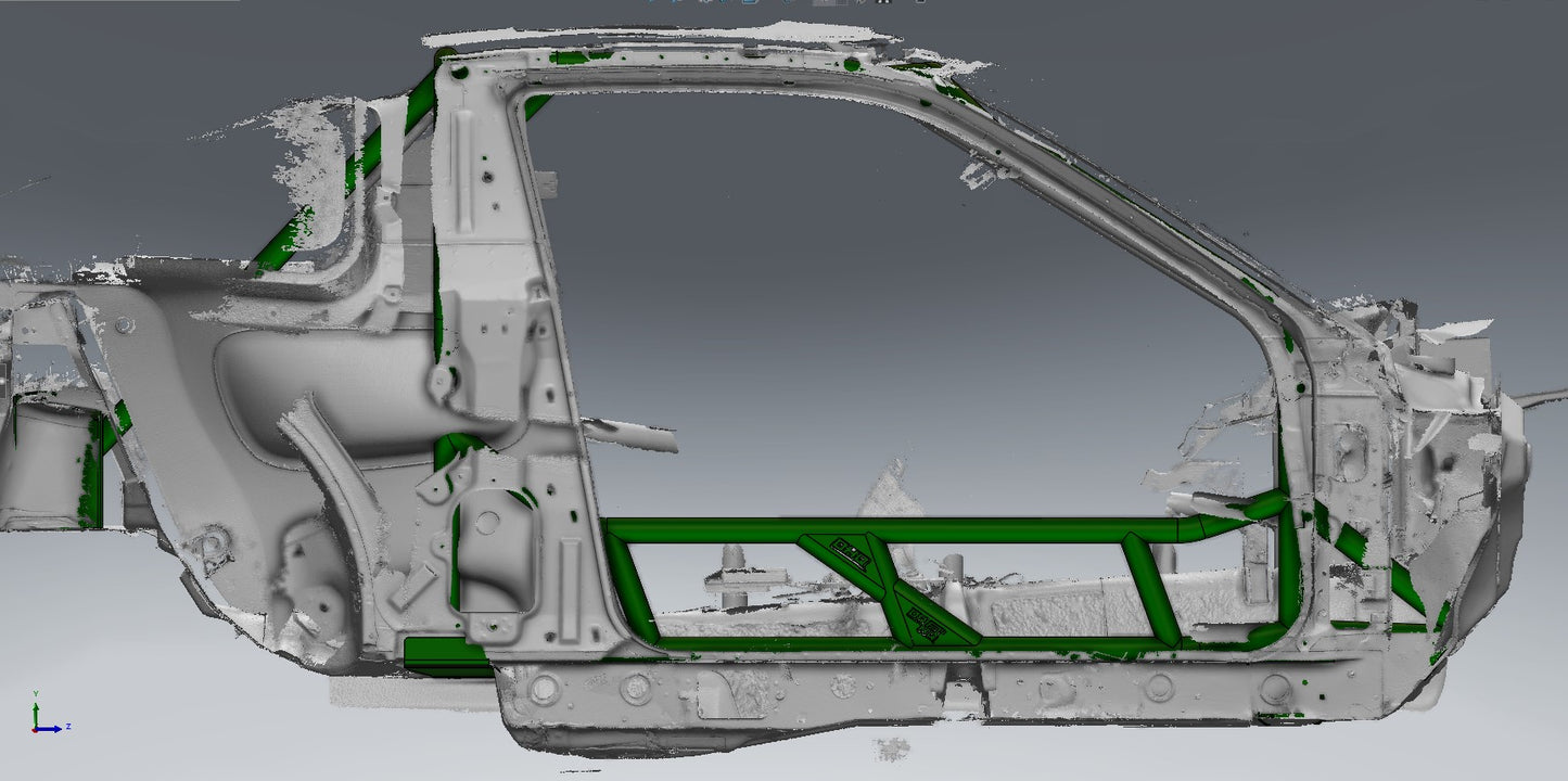 CAGEKITS - NISSAN SILVIA S13 FD Spec Roll Cage - Non-Gutted Doors