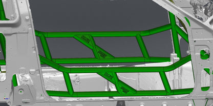 CAGEKITS - NISSAN SILVIA S14 FD Spec Roll Cage - Gutted Doors