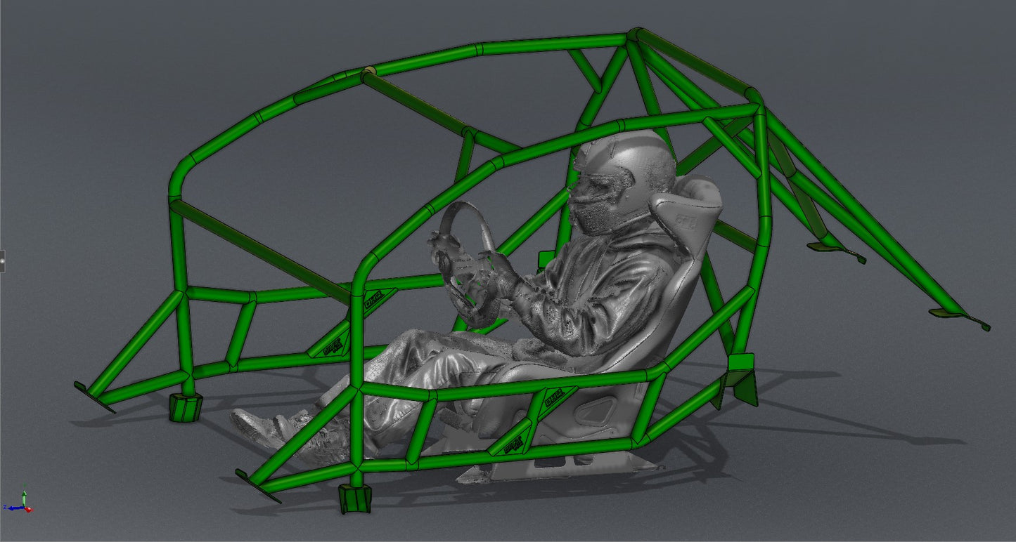 CAGEKITS - FORD MUSTANG S197 FD Spec Roll Cage - Non-Gutted Doors