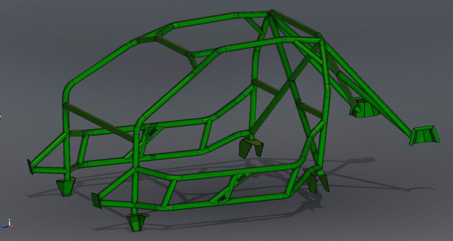 CAGEKITS - FORD MUSTANG SN95 FD Spec Roll Cage - Gutted Doors