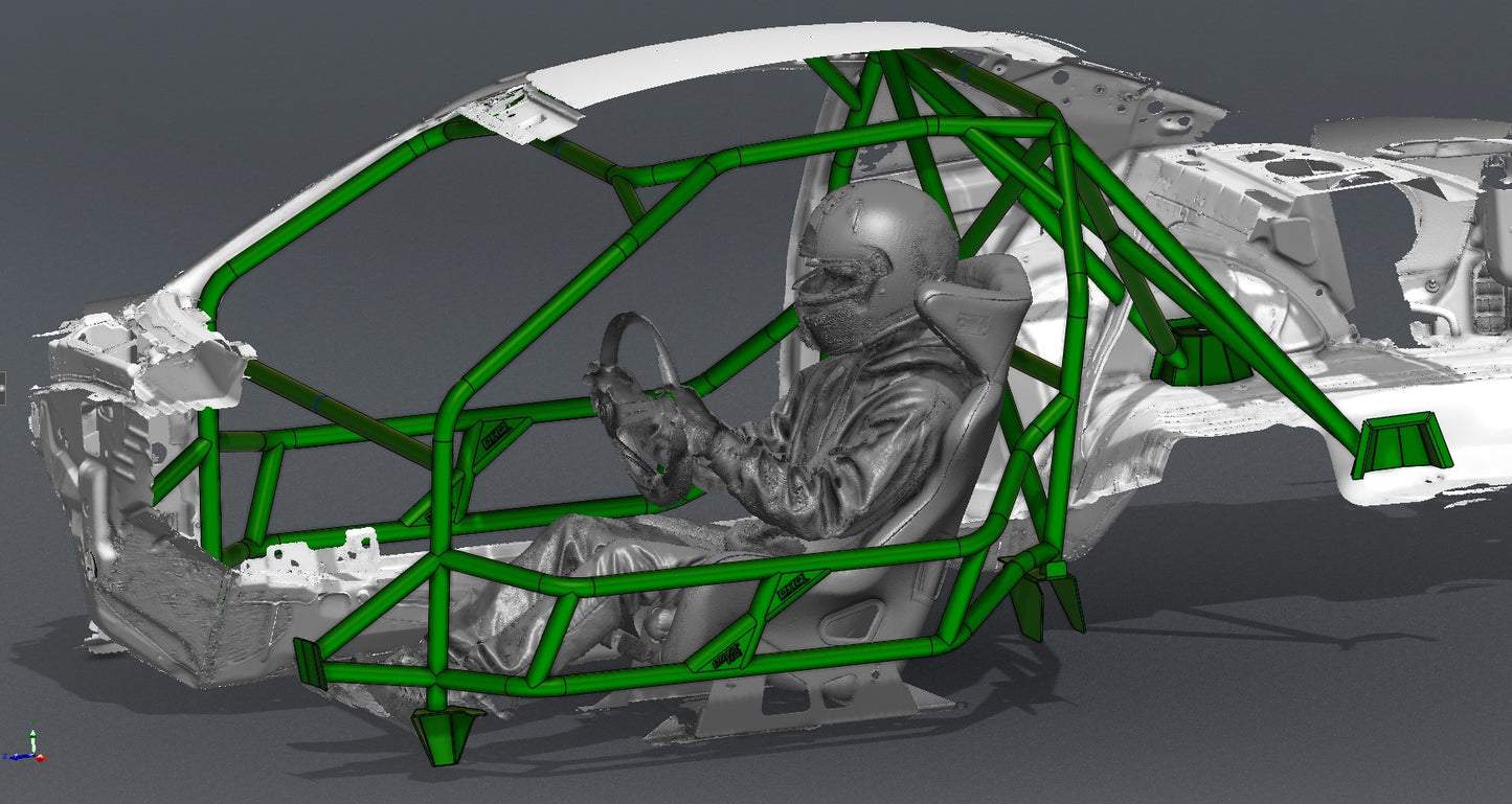 CAGEKITS - FORD MUSTANG SN95 FD Spec Roll Cage - Gutted Doors