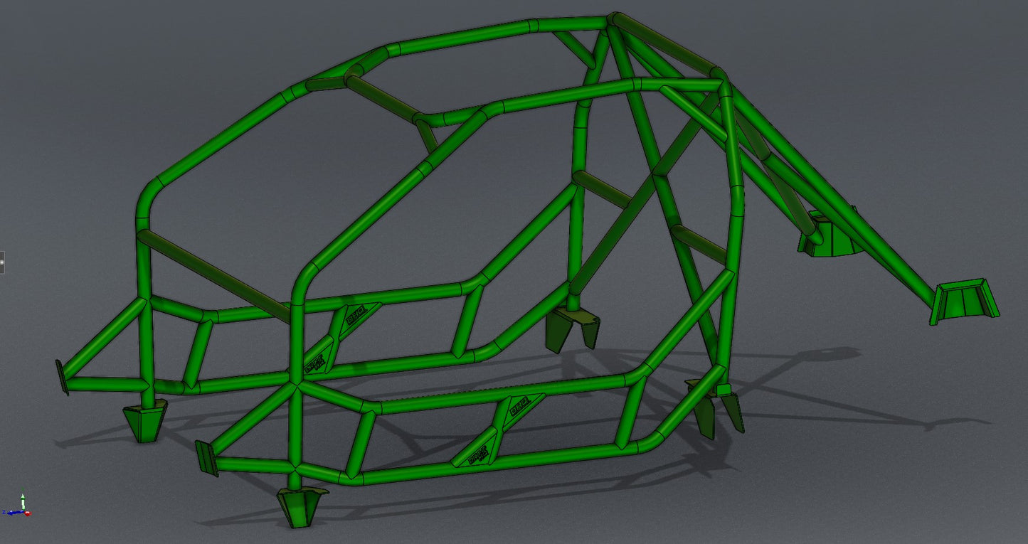 CAGEKITS - FORD MUSTANG SN95 FD Spec Roll Cage - Non-Gutted Doors