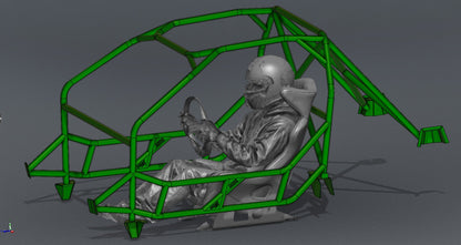 CAGEKITS - FORD MUSTANG SN95 FD Spec Roll Cage - Non-Gutted Doors