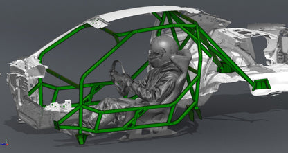CAGEKITS - FORD MUSTANG SN95 FD Spec Roll Cage - Non-Gutted Doors