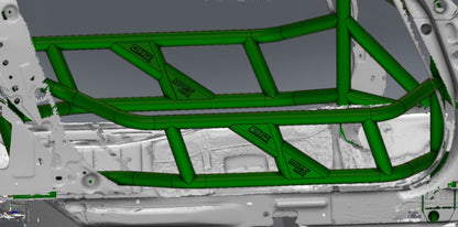 CAGEKITS - NISSAN 350Z FD Spec Roll Cage - Gutted Doors