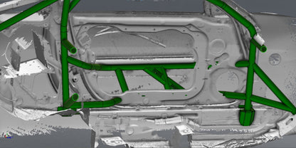 CAGEKITS - NISSAN 350Z FD Spec Roll Cage - Gutted Doors
