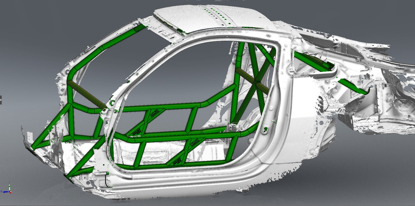 CAGEKITS - NISSAN 350Z FD Spec Roll Cage - Non-Gutted Doors