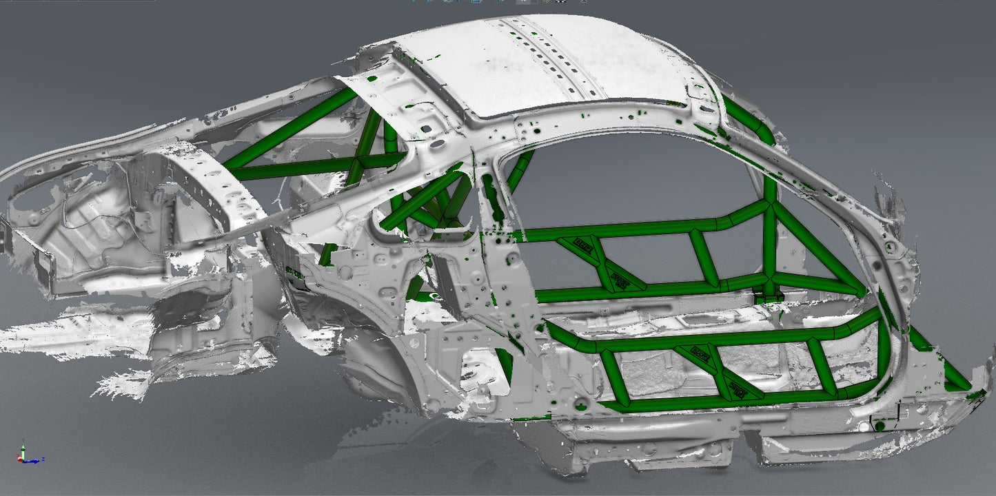 CAGEKITS - NISSAN 350Z FD Spec Roll Cage - Non-Gutted Doors