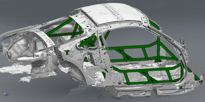 CAGEKITS - NISSAN 350Z FD Spec Roll Cage - Non-Gutted Doors