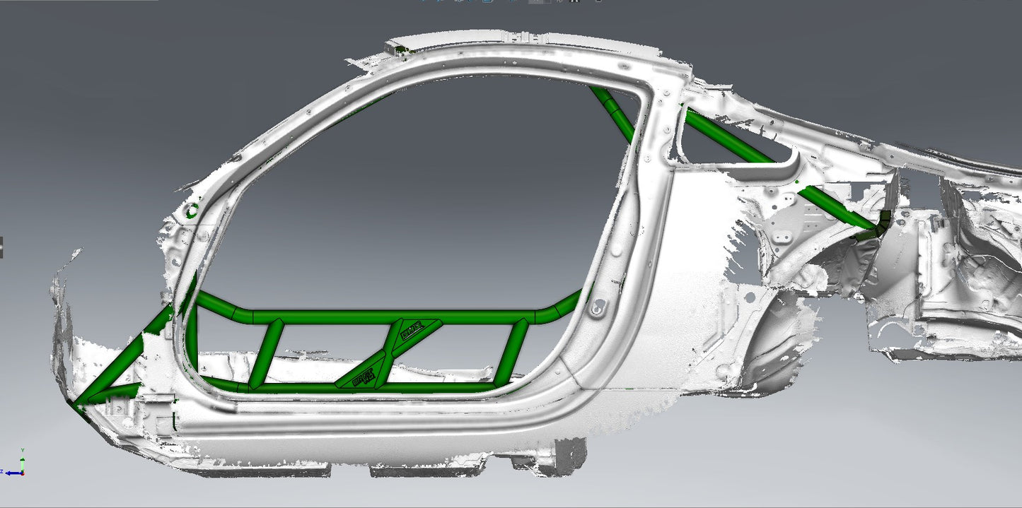 CAGEKITS - NISSAN 350Z FD Spec Roll Cage - Non-Gutted Doors