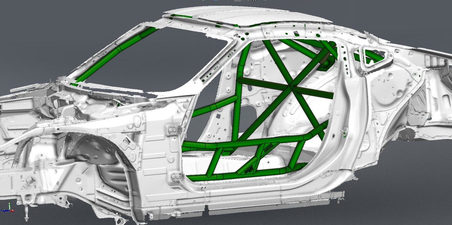 CAGEKITS - NISSAN 370Z FD Spec Roll Cage - Gutted Doors