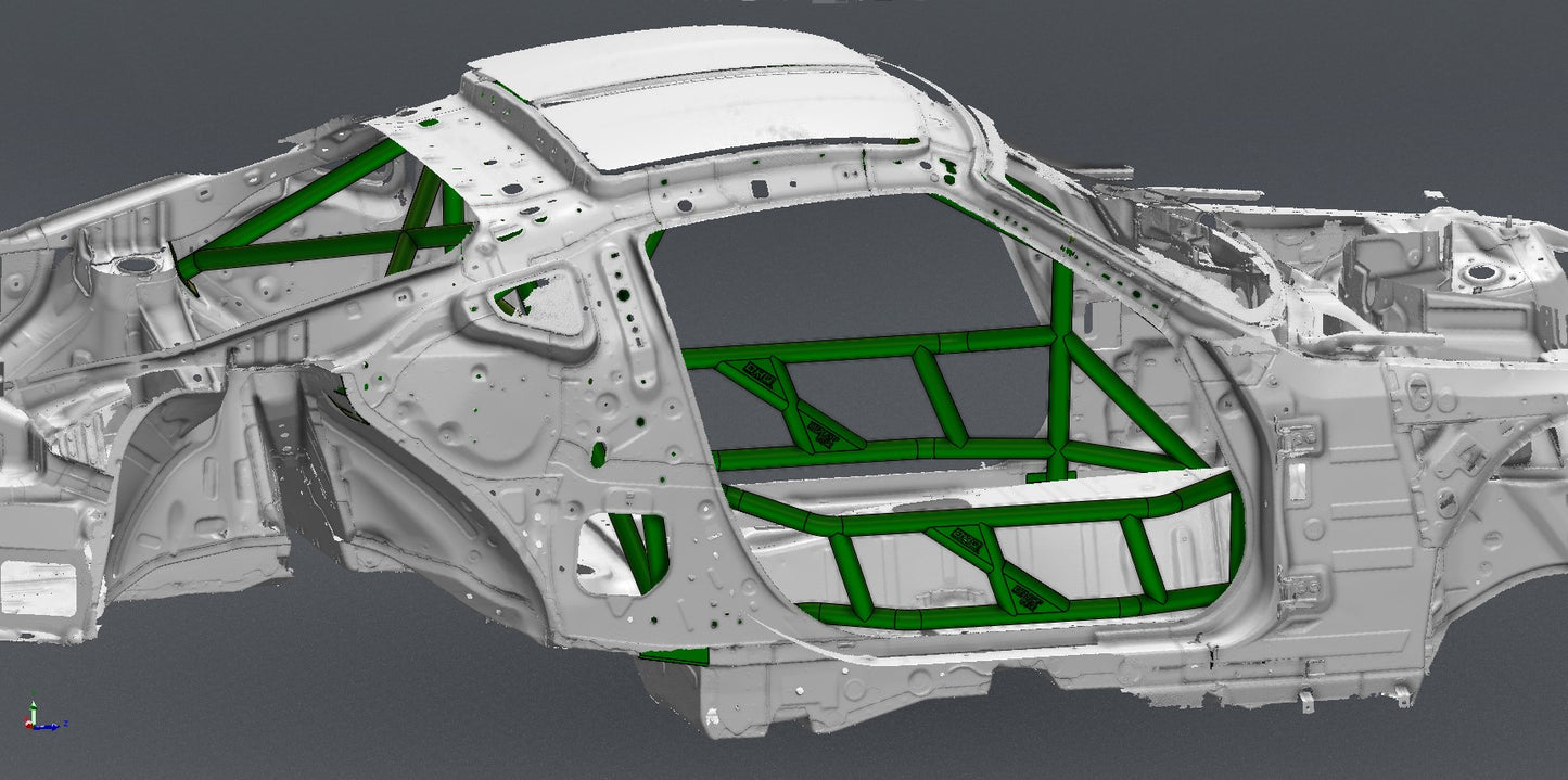 CAGEKITS - NISSAN 370Z FD Spec Roll Cage - Gutted Doors