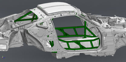 CAGEKITS - NISSAN 370Z FD Spec Roll Cage - Gutted Doors