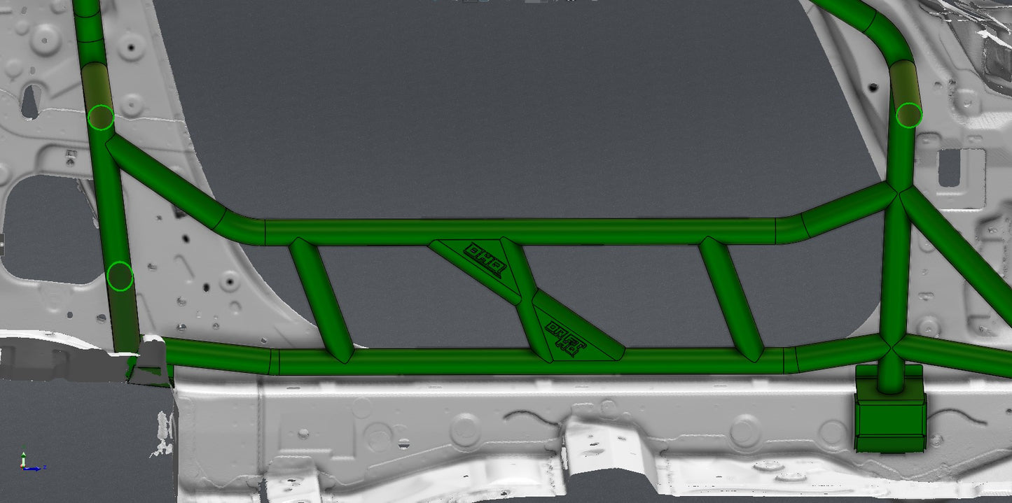 CAGEKITS - NISSAN 370Z FD Spec Roll Cage - Non-Gutted Doors