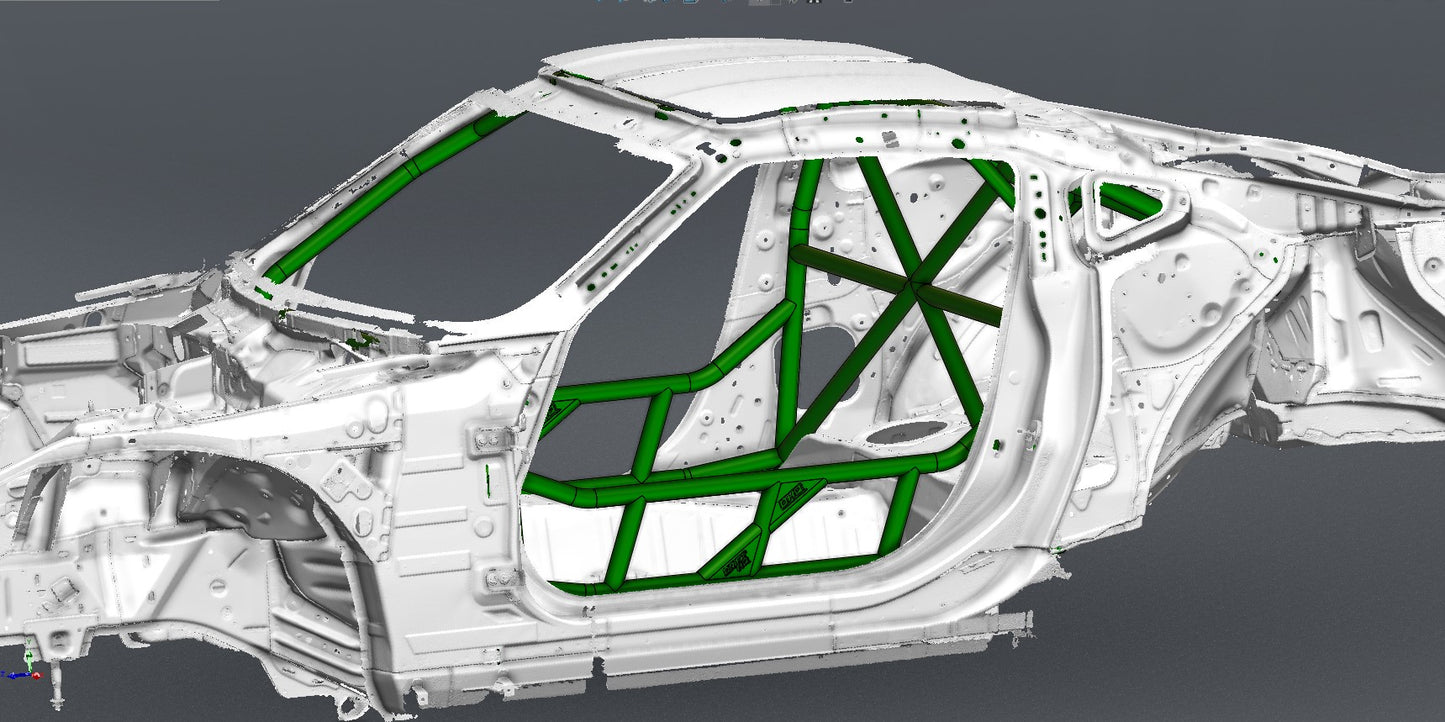 CAGEKITS - NISSAN 370Z FD Spec Roll Cage - Non-Gutted Doors
