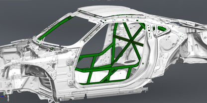 CAGEKITS - NISSAN 370Z FD Spec Roll Cage - Non-Gutted Doors