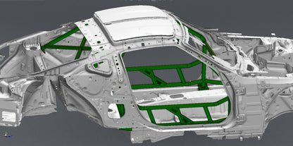 CAGEKITS - NISSAN 370Z FD Spec Roll Cage - Non-Gutted Doors