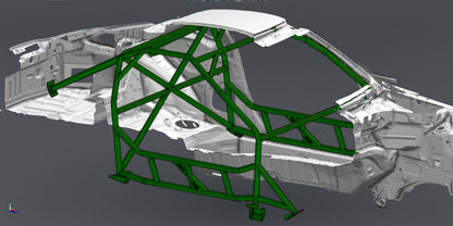 CAGEKITS - NISSAN 370Z FD Spec Roll Cage - Non-Gutted Doors