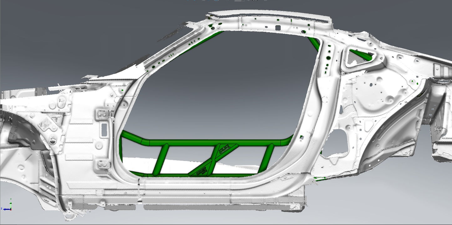 CAGEKITS - NISSAN 370Z FD Spec Roll Cage - Non-Gutted Doors