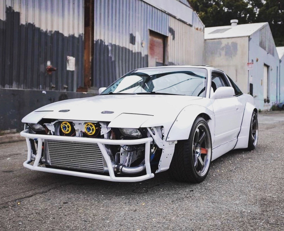 True Focus Fabrication - Nissan S13/S14/S15/R32 - Front Dual Row Bash Bar - Type 1