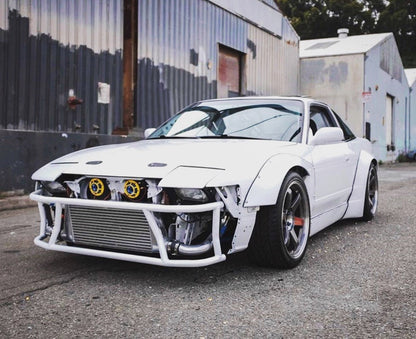 True Focus Fabrication - Nissan S13/S14/S15/R32 - Front Dual Row Bash Bar - Type 1