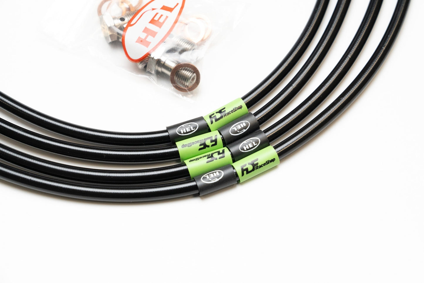 FDF Raceshop - BMW E9X EXTENDED FRONT + REAR BRAKE LINE KIT