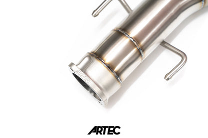 ARTEC - Evo 4-9 4G63 Tubo de descarga de carcasa de O2 de salida fundida de 3,5”