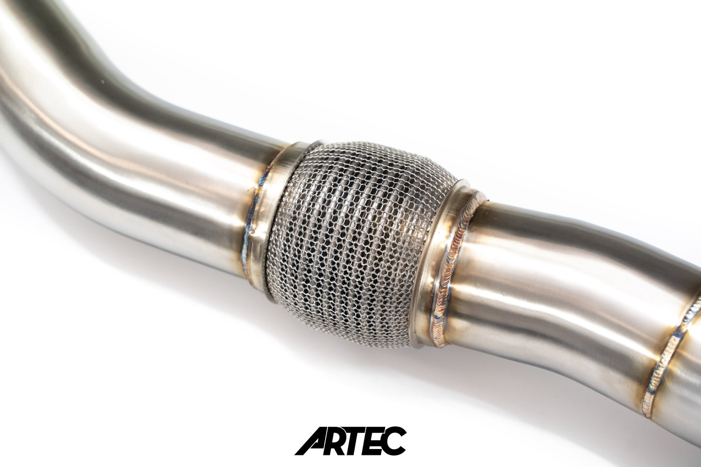 ARTEC - Evo 4-9 4G63 Tubo de descarga de carcasa de O2 de salida fundida de 3,5”