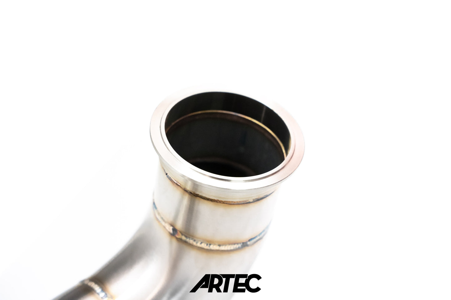 ARTEC - Evo 4-9 4G63 Tubo de descarga de carcasa de O2 de salida fundida de 3,5”