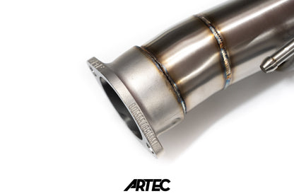 ARTEC - Evo 4-9 4G63 Tubo de descarga de carcasa de O2 de salida fundida de 3,5”