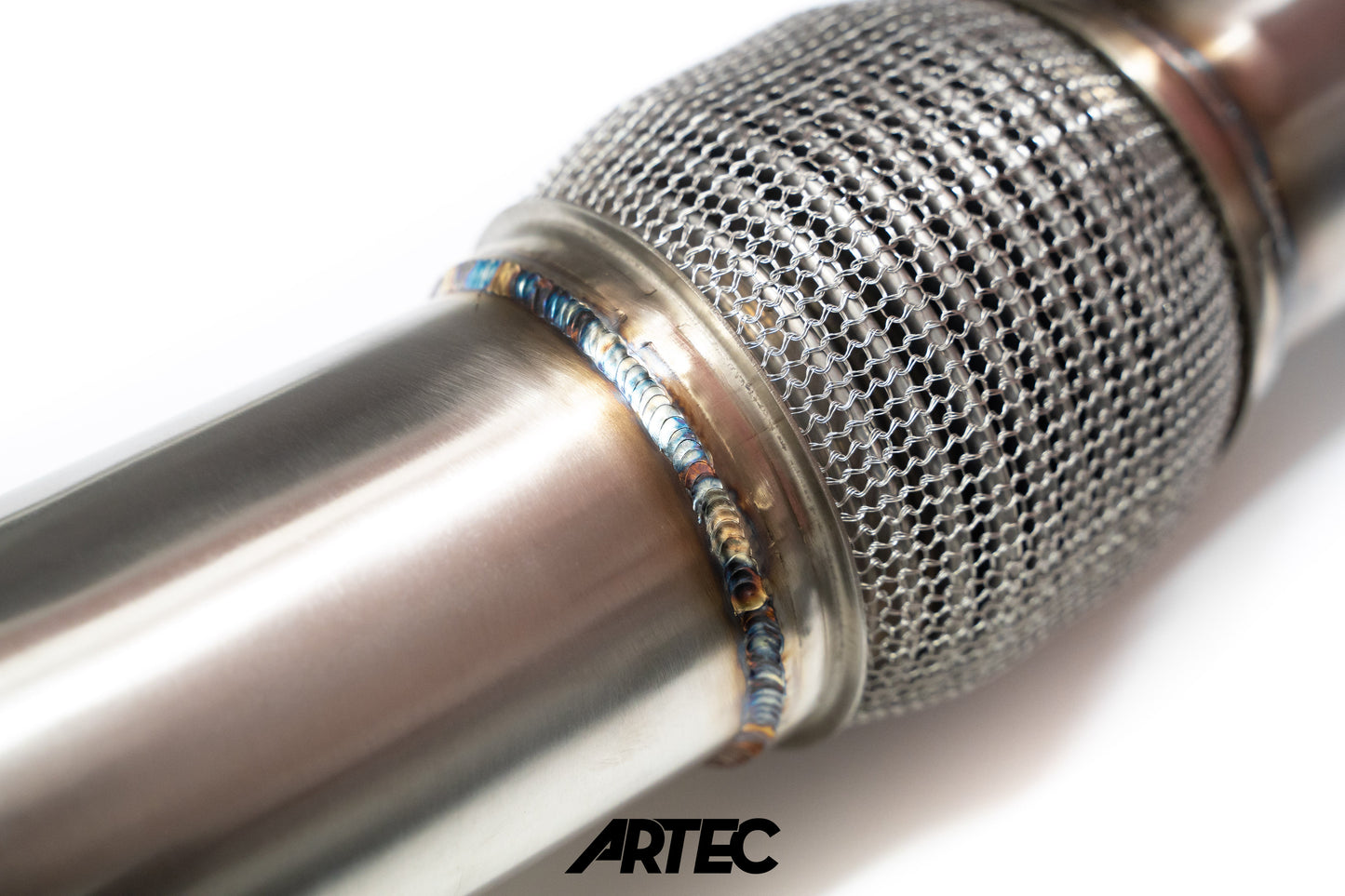 ARTEC - Evo 4-9 4G63 Tubo de descarga de carcasa de O2 de salida fundida de 3,5”