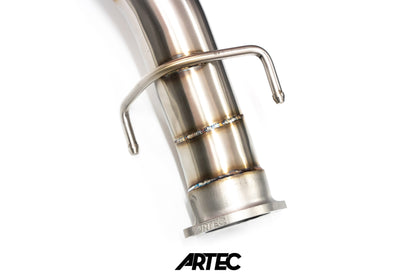 ARTEC - Evo 4-9 4G63 Tubo de descarga de carcasa de O2 de salida fundida de 3,5”