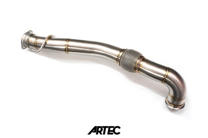 ARTEC - Evo 4-9 4G63 Tubo de descarga de carcasa de O2 de salida fundida de 3,5”