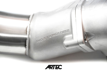 ARTEC - Mitsubishi Evo 10 4B11T 3.5" Cast Dump / Front Pipe - Version 2
