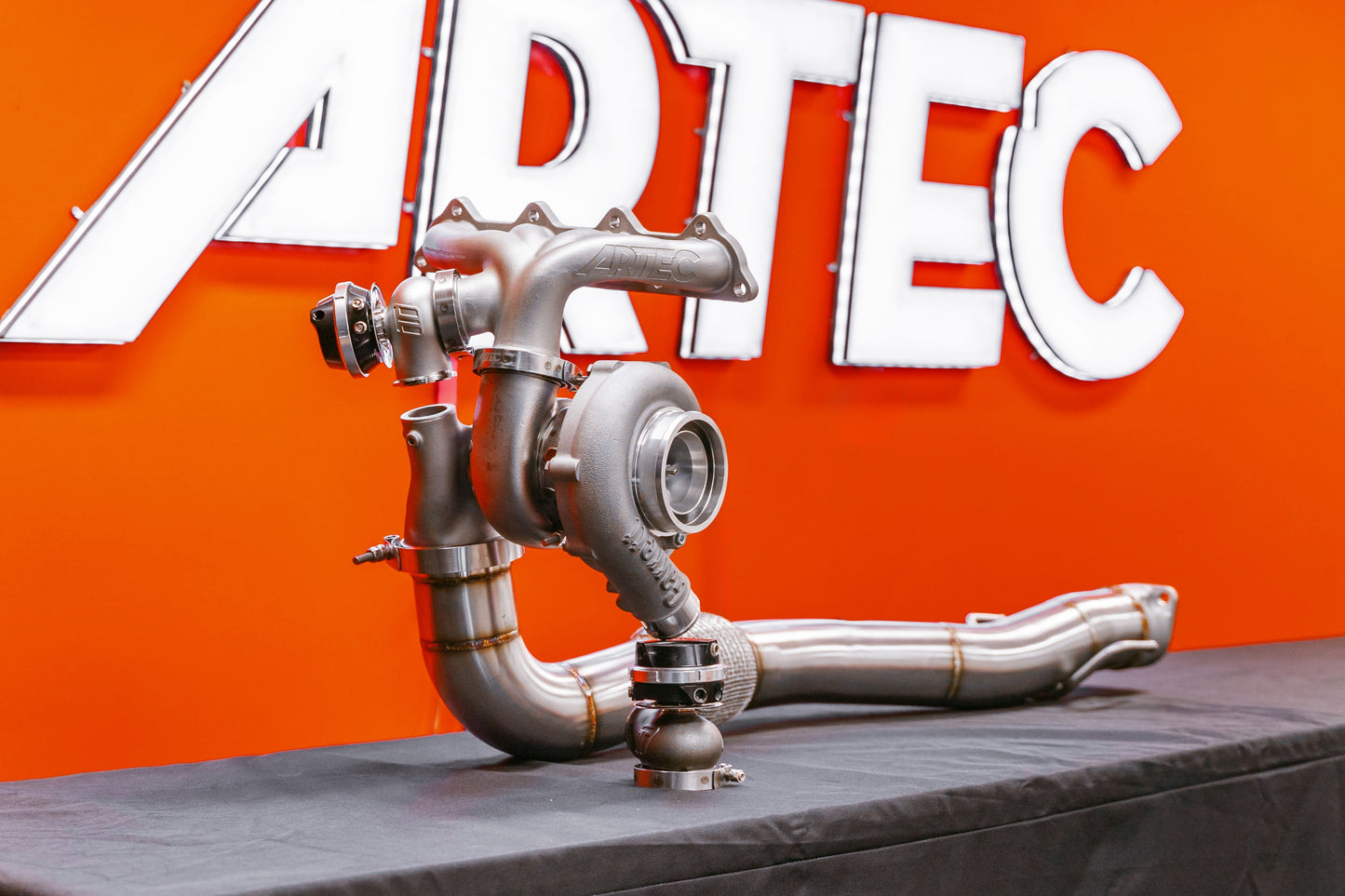 ARTEC - Mitsubishi Evo 4-9 Dump Pipe Adapter for Low Mount V-Band Exhaust Manifold