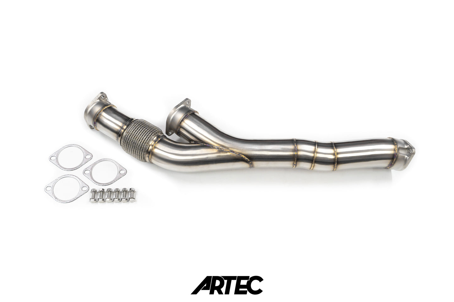 ARTEC - Nissan RB26 Twin 3.5" Stock Frame Front Pipe