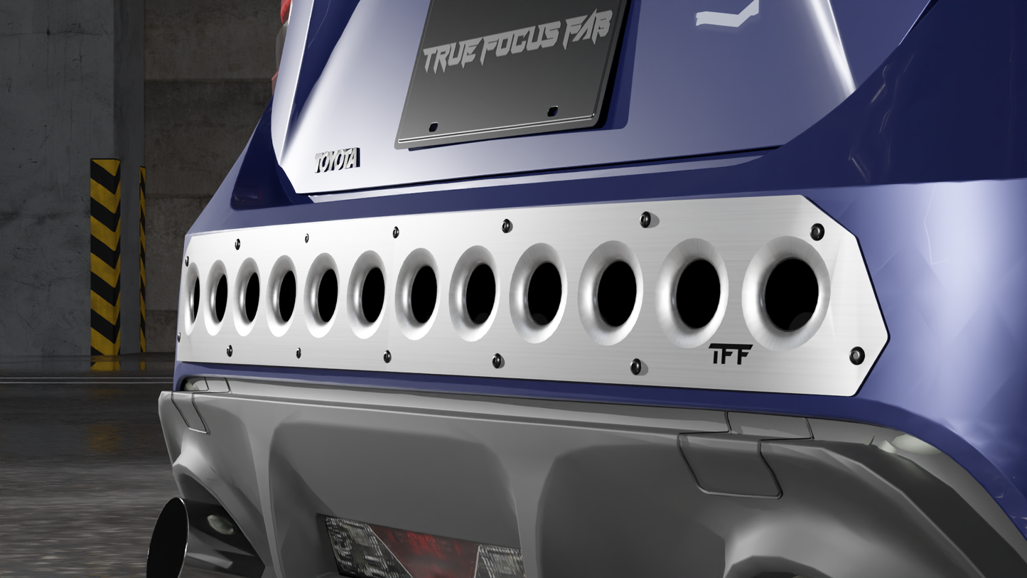 True Focus Fabrication - Scion FR-S / Subaru BRZ - Rear Bumper Vent Diffuser