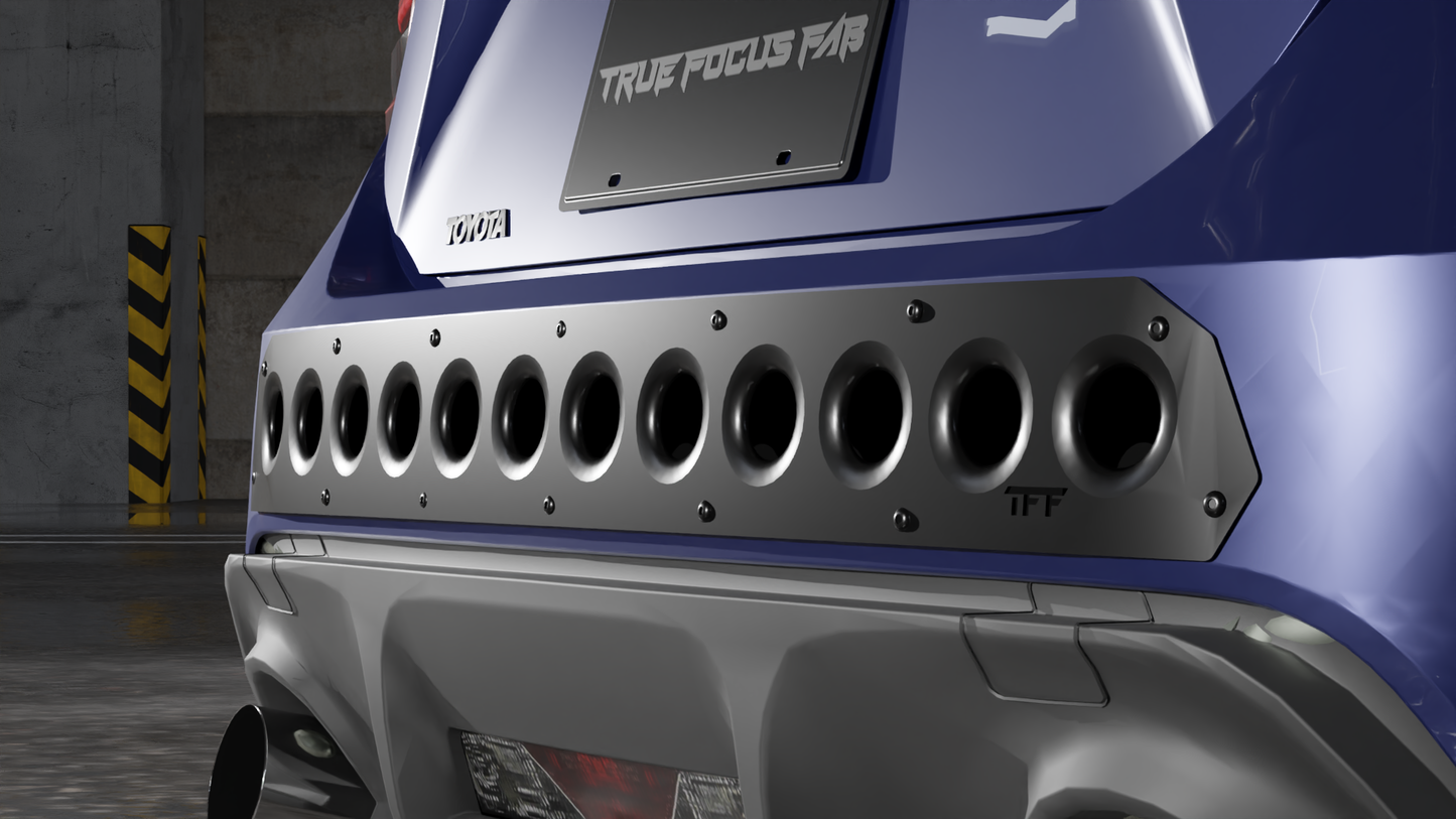 True Focus Fabrication - Scion FR-S / Subaru BRZ - Rear Bumper Vent Diffuser