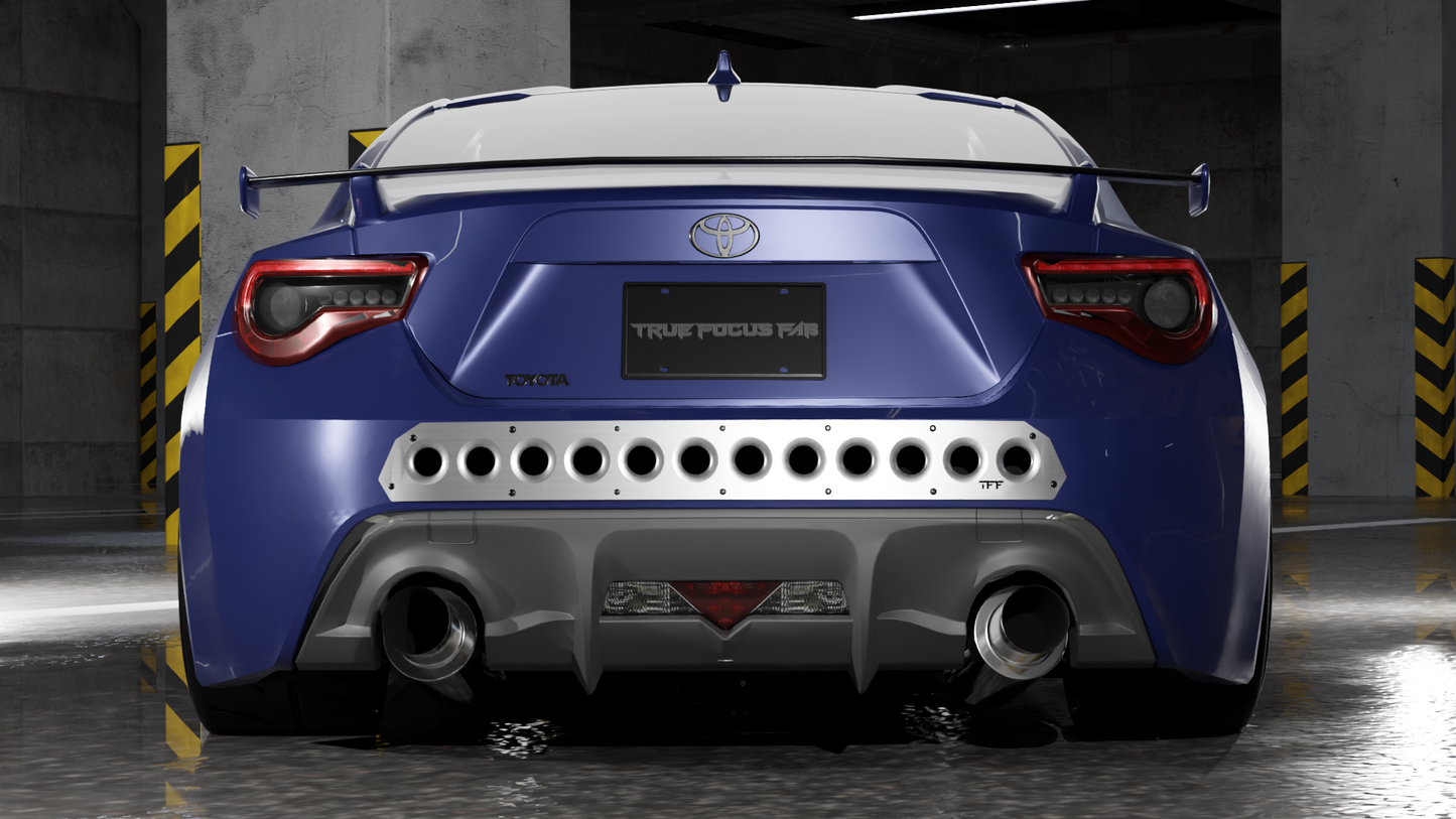 True Focus Fabrication - Scion FR-S / Subaru BRZ - Rear Bumper Vent Diffuser