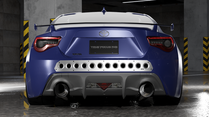 True Focus Fabrication - Scion FR-S / Subaru BRZ - Rear Bumper Vent Diffuser